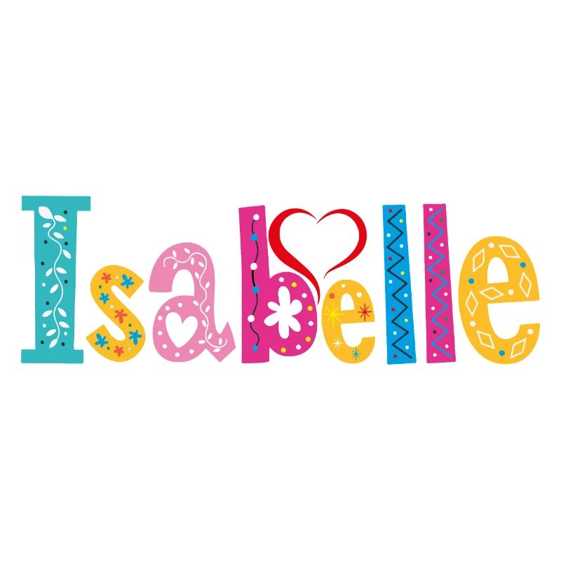 Personalisierter Isabelle-Name