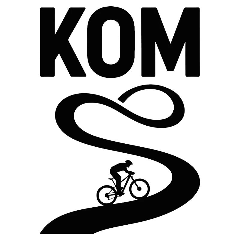 KOM Crown Switchback MTB Badge