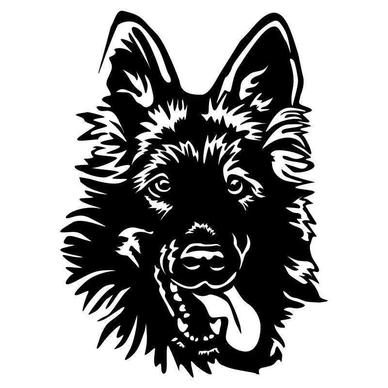 German Shepherd Head
