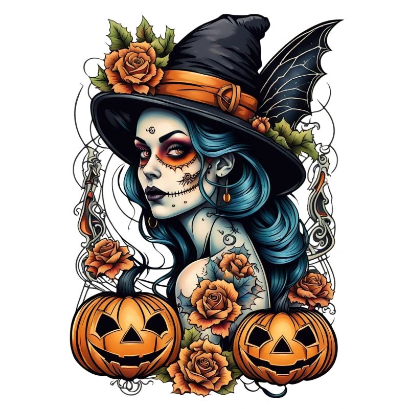 Día Muertos Witch