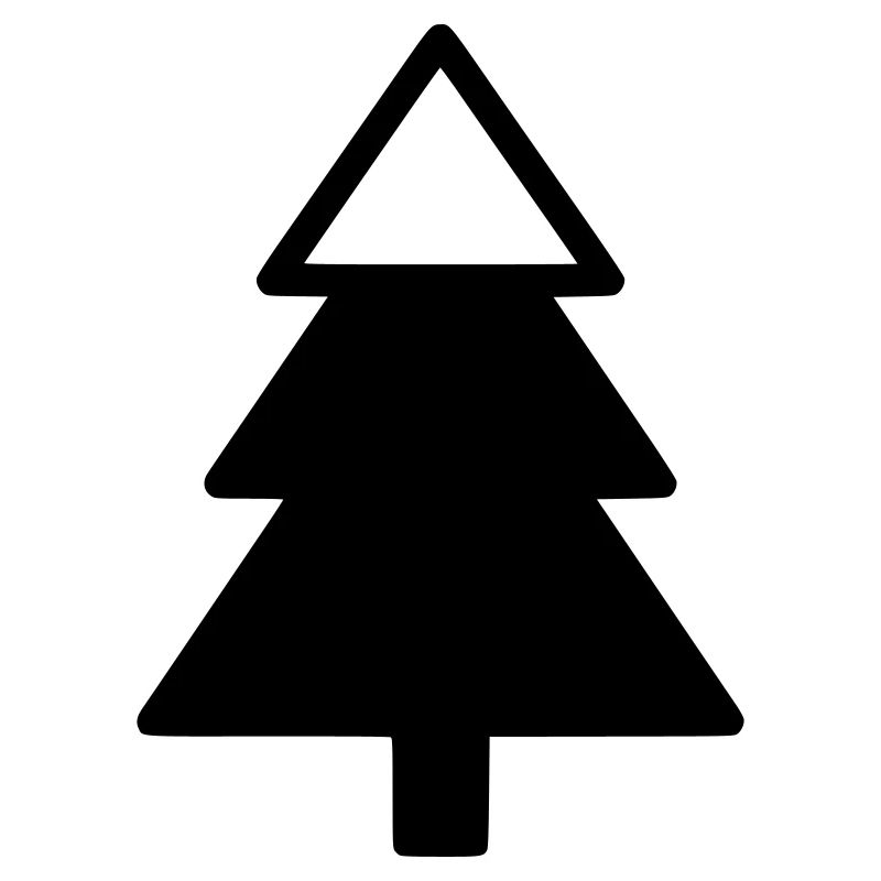 Fir Tree Forest Silhouette