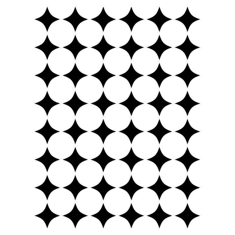 geometric circles pattern grid