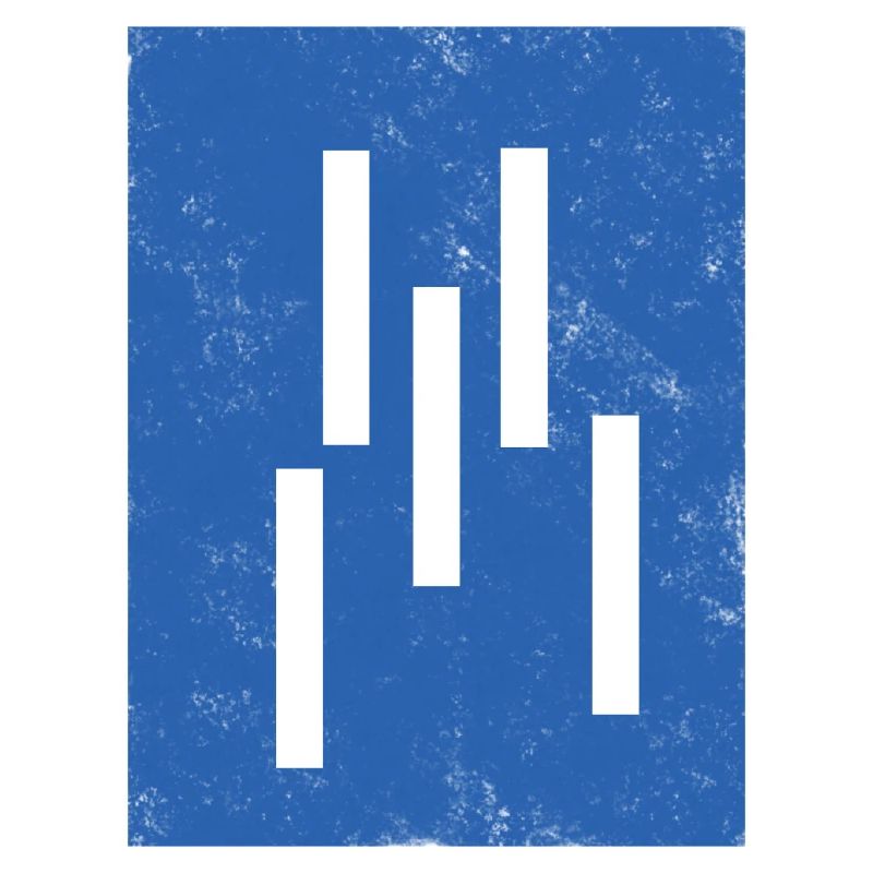 Abstract Vertical Lines Composition