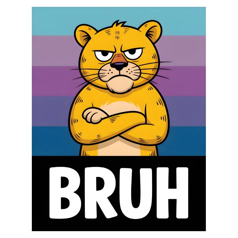 Grummel Katze BRUH