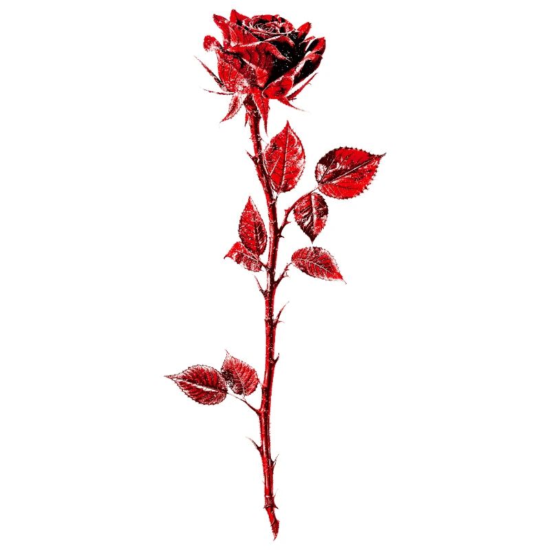 Illustration d’anémone rose pourpre