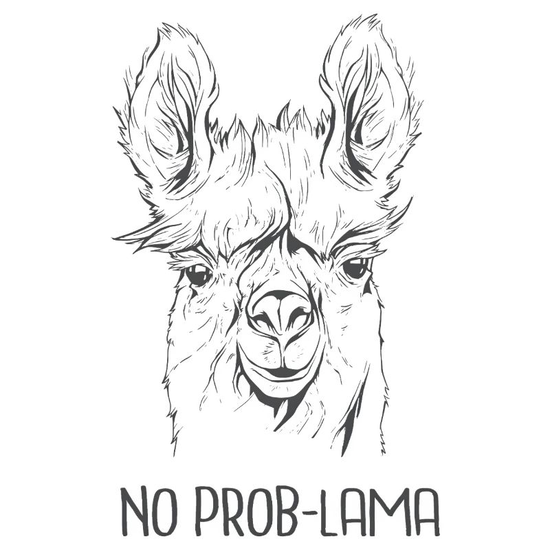 Pas de problème – Alpaga cool : expression drôle