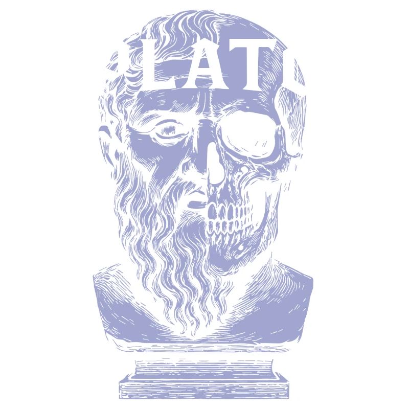 Plato Artistic Skull Design
