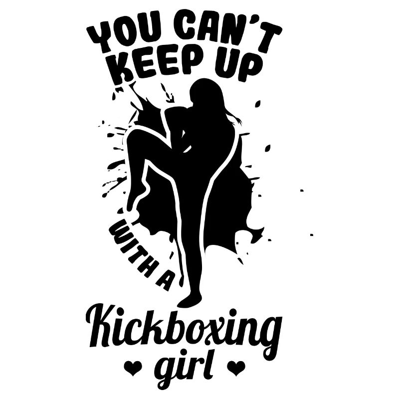 Weiblicher Kickboxer