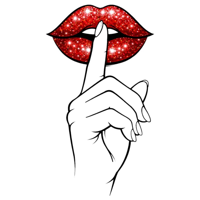 Psst Lips – Mysterious Statement Shirt