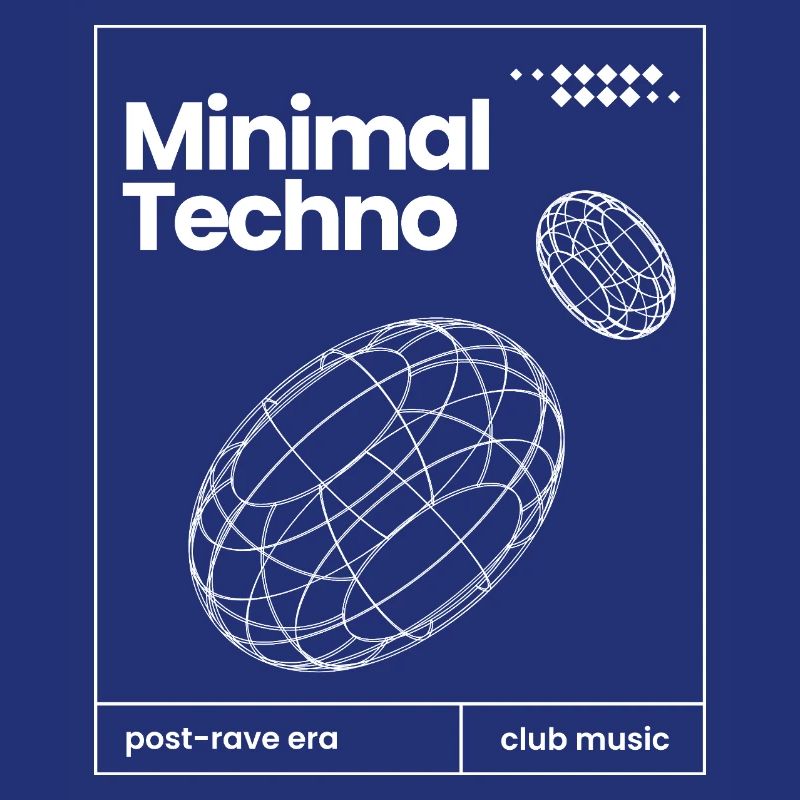 Conception minimale des sphères musicales techno