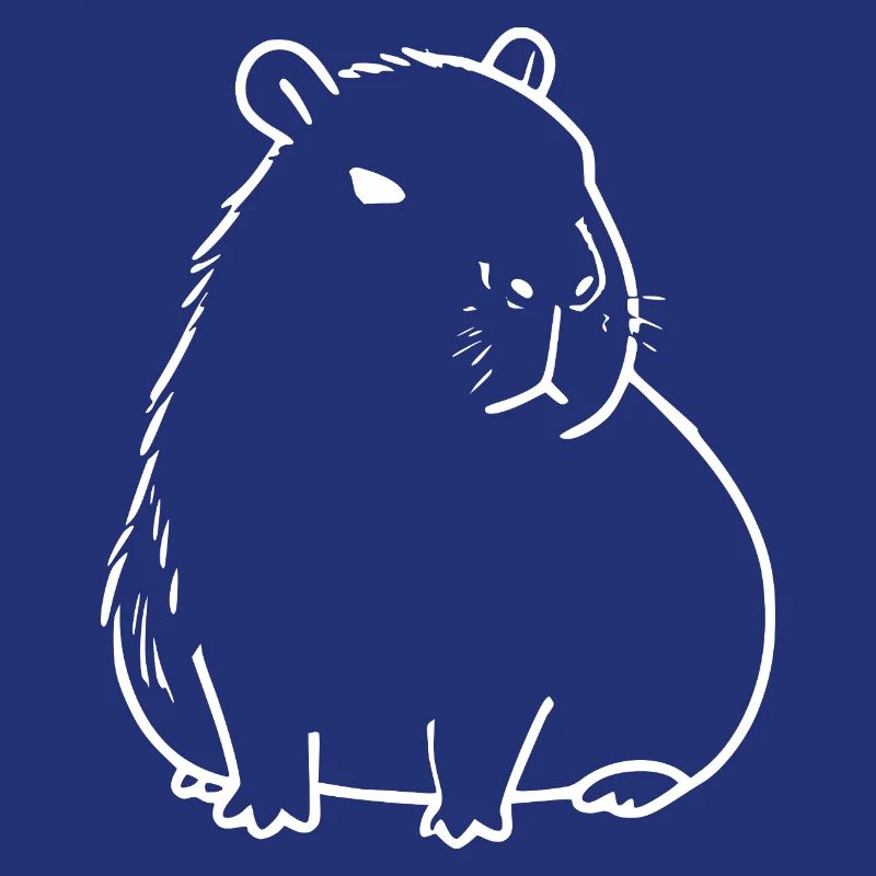 Capybara capybara blanc
