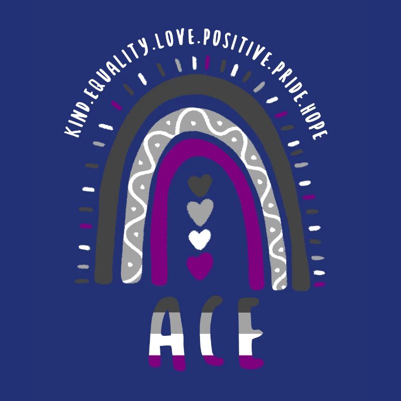 Ace Pride Boho Arc-en-ciel