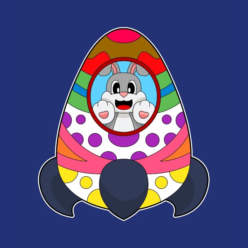 Rabbit Easter Rocket