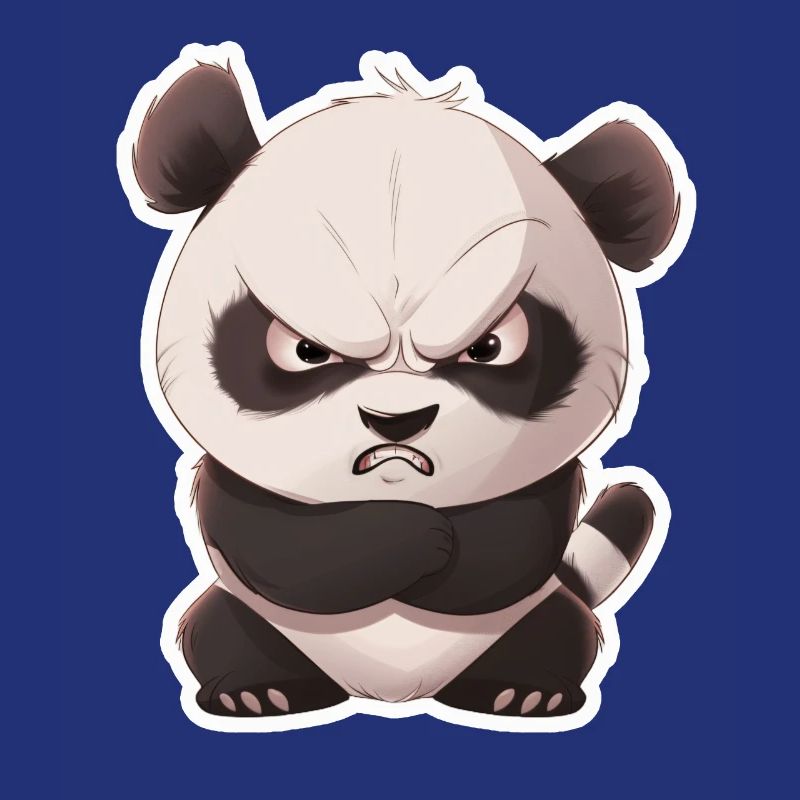 Mignon bébé panda panda cassé