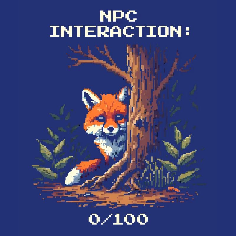 NPC Interaction: 0/100 | Introversion humor