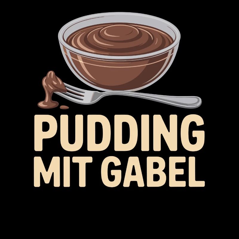 Pudding Mit Gabel