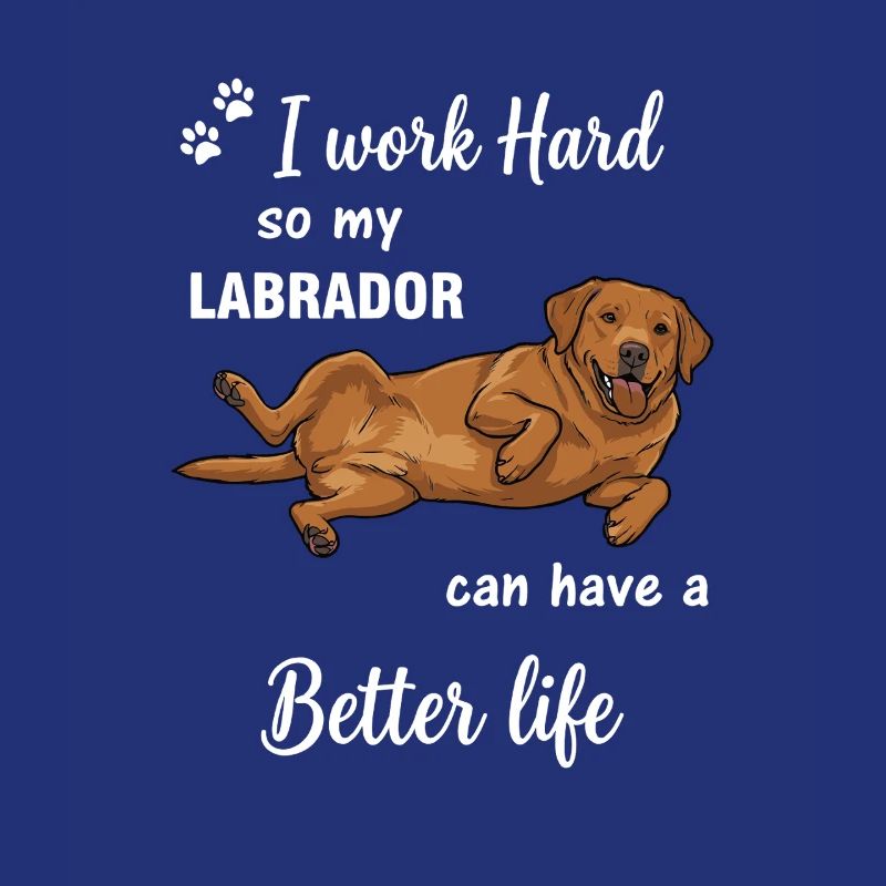 Echte Labrador Liebe Hundebesitzer Statement