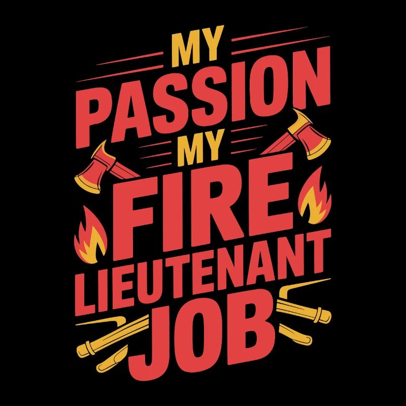 Lieutenant de pompier, ma passion, mon officier de secours incendie.