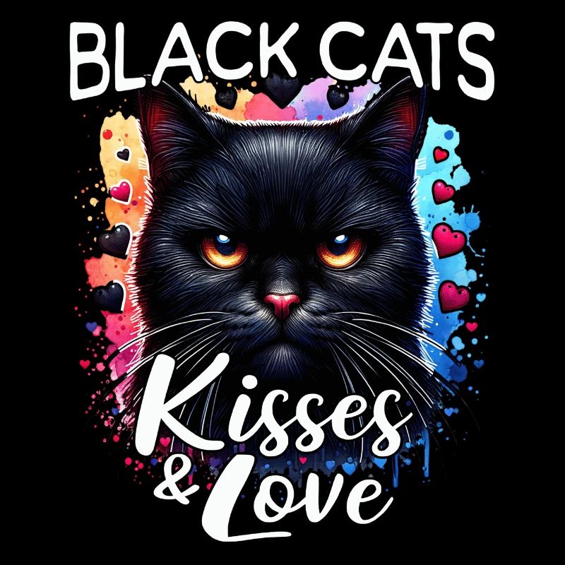 Amour du chat noir