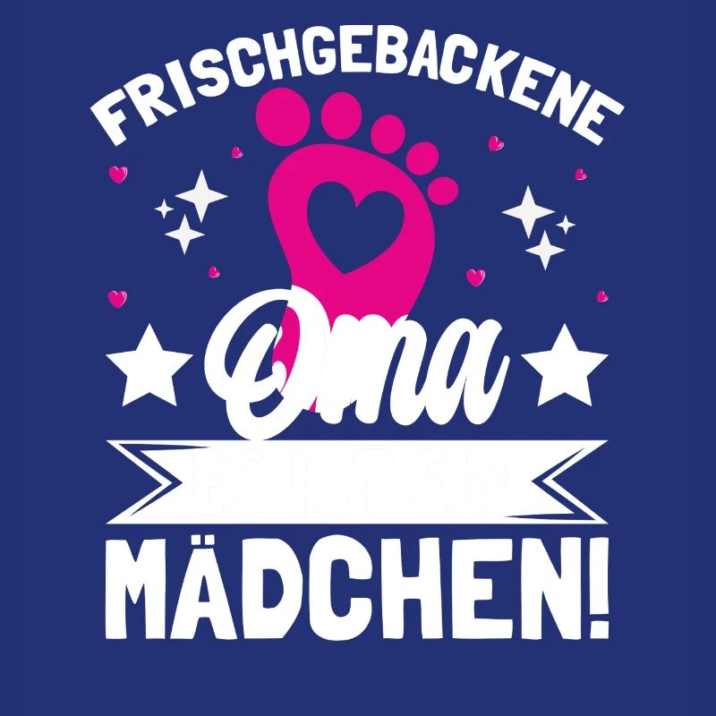Frischgebackene Oma Es ist ein Mädchen!
