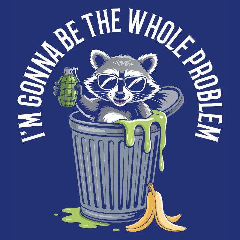 Ich bin das Problem – Lustiges Statement Design