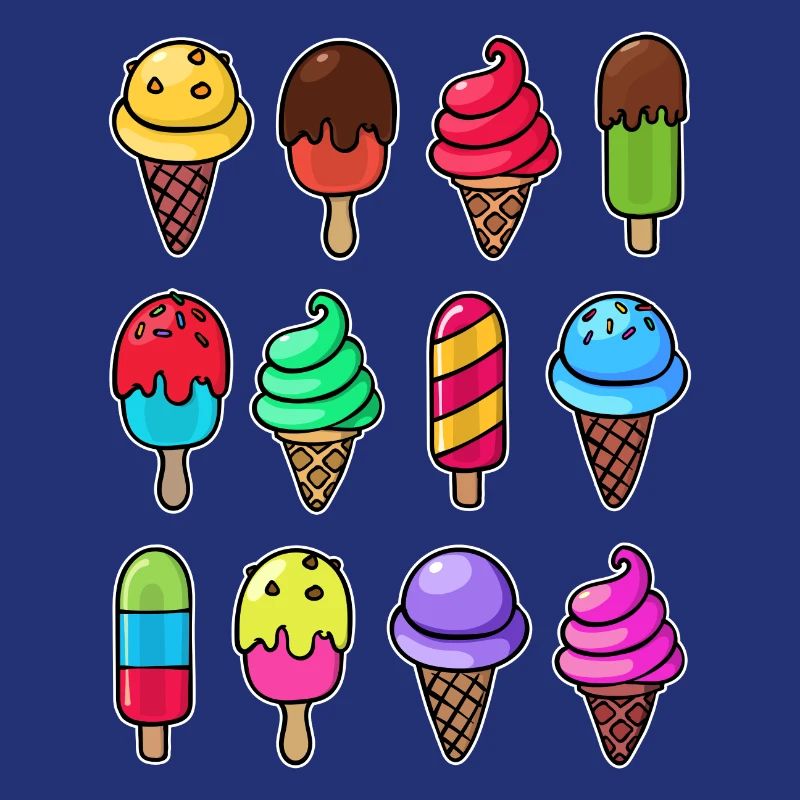 Glace Crème Glacée Snacking Summer Sun Vacation Chilling