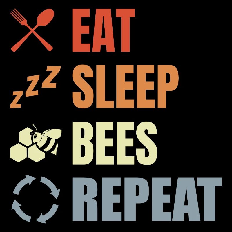 Manger des abeilles endormies Répéter