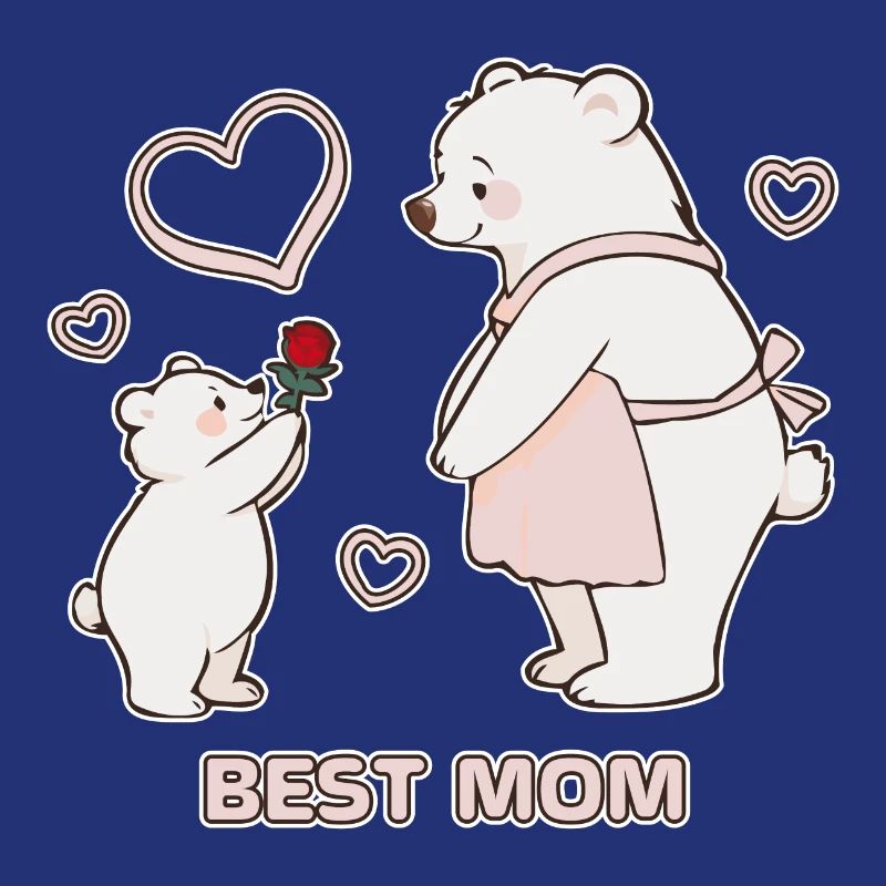 Bären Herzen Beste Mutter Muttertag