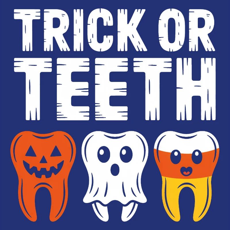Trick oder Teeth Halloween-Trio