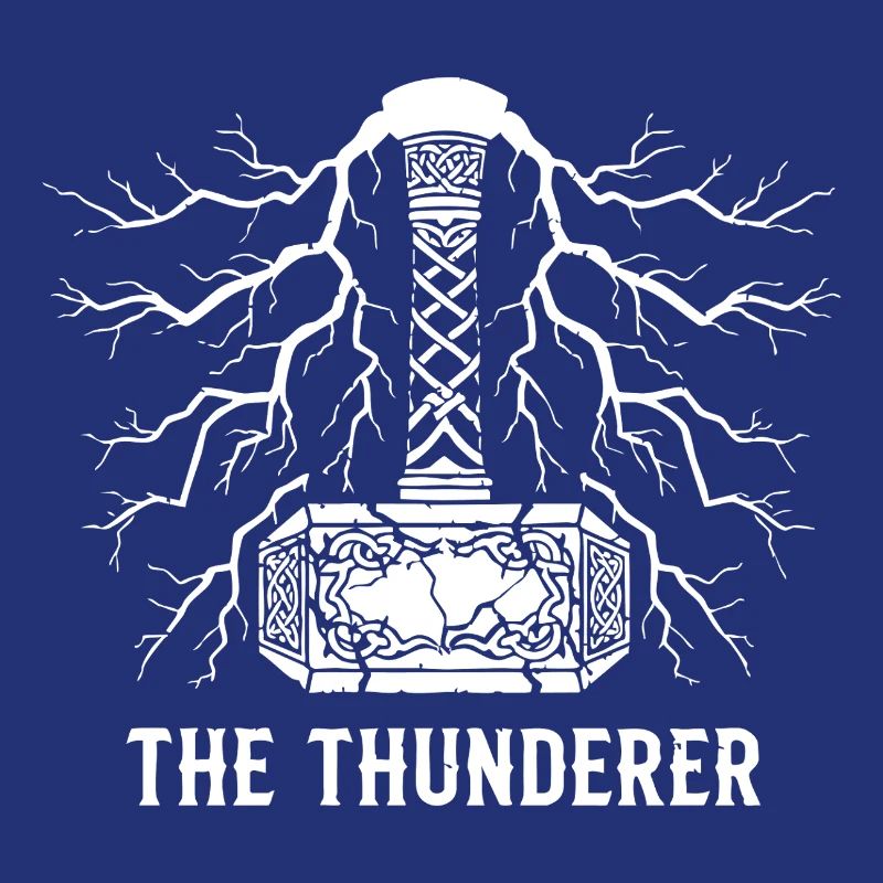 Der Donnerer Thors Hammer Mjölnir Blitz