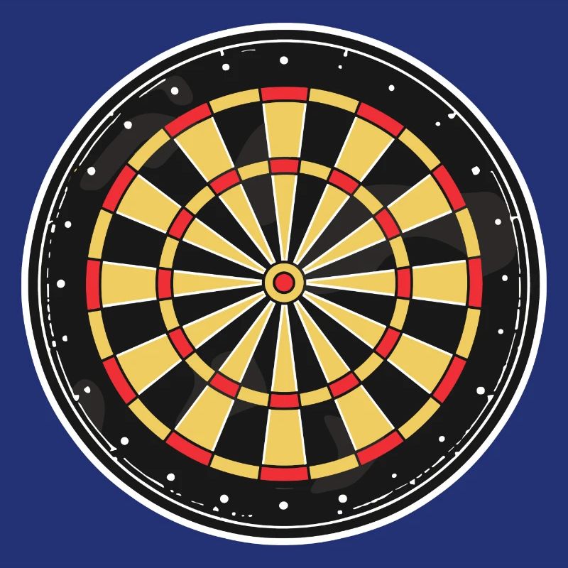Graphique du jeu de fléchettes