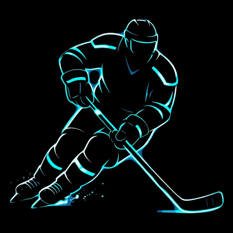 Eishockey Junge Spieler Geschenk
