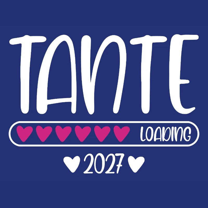 Tante 2027 loading mit Herzchen Ladebalken