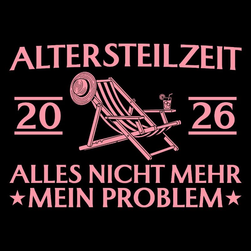 Altersteilzeit 2026 Liegestuhl Kollegin Frührente