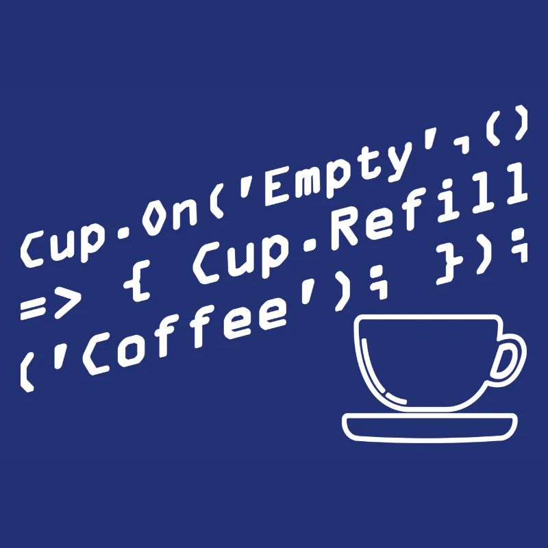 Aus Kaffee Code generieren Programmierer