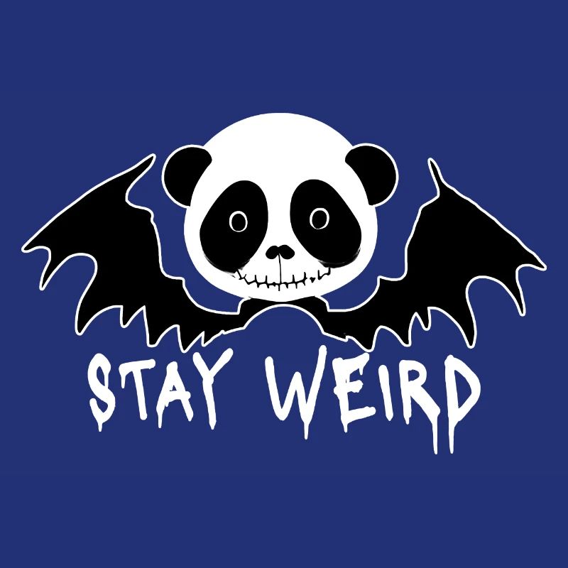Restez bizarre Goth Panda