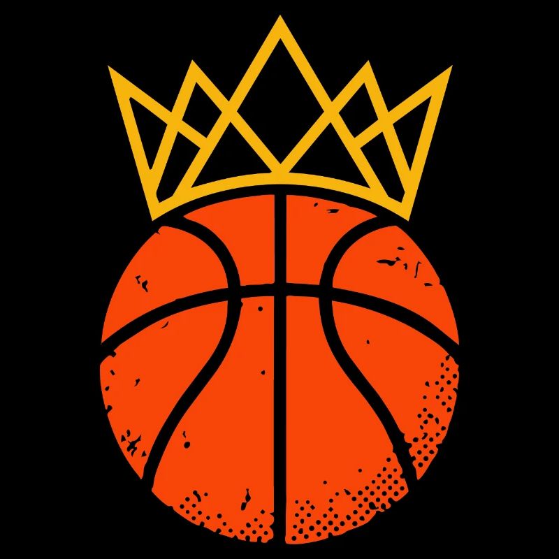 Conception du look du roi et reine du basket-ball