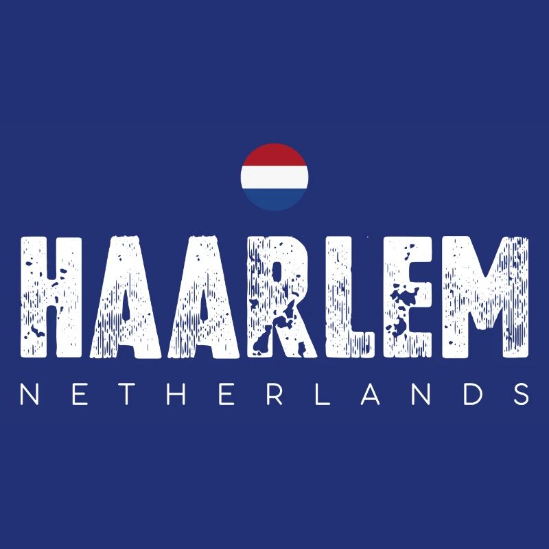 Haarlem Distressed Logo