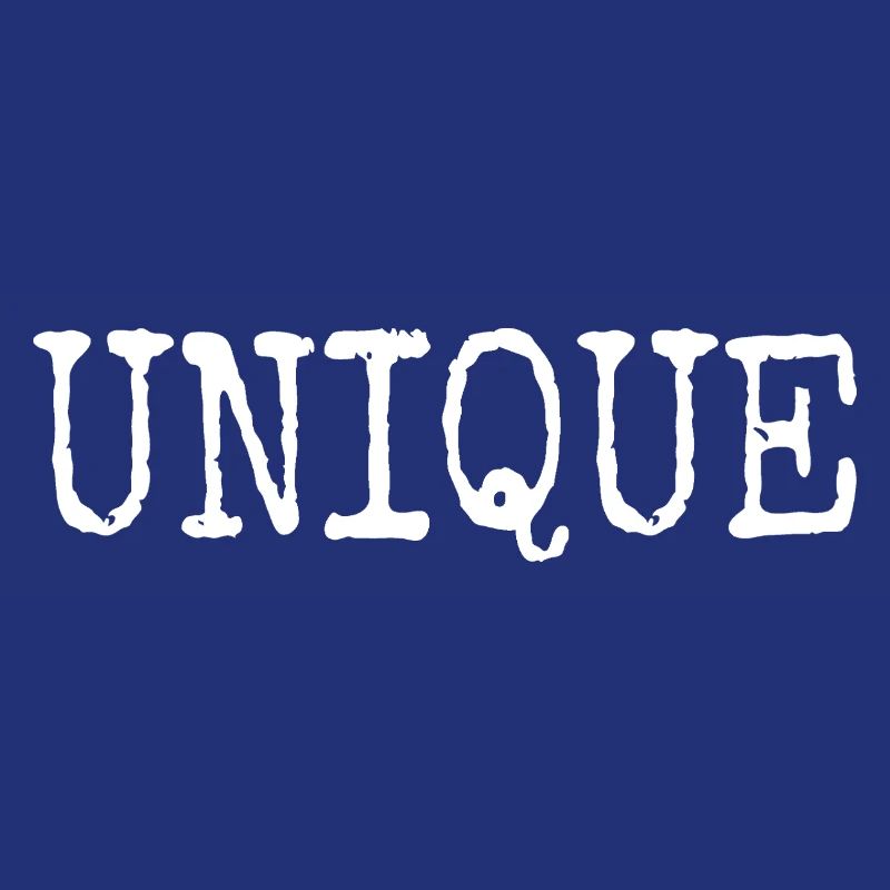 Unique Einzigartig Unikat Selbstwert Einzig Artig