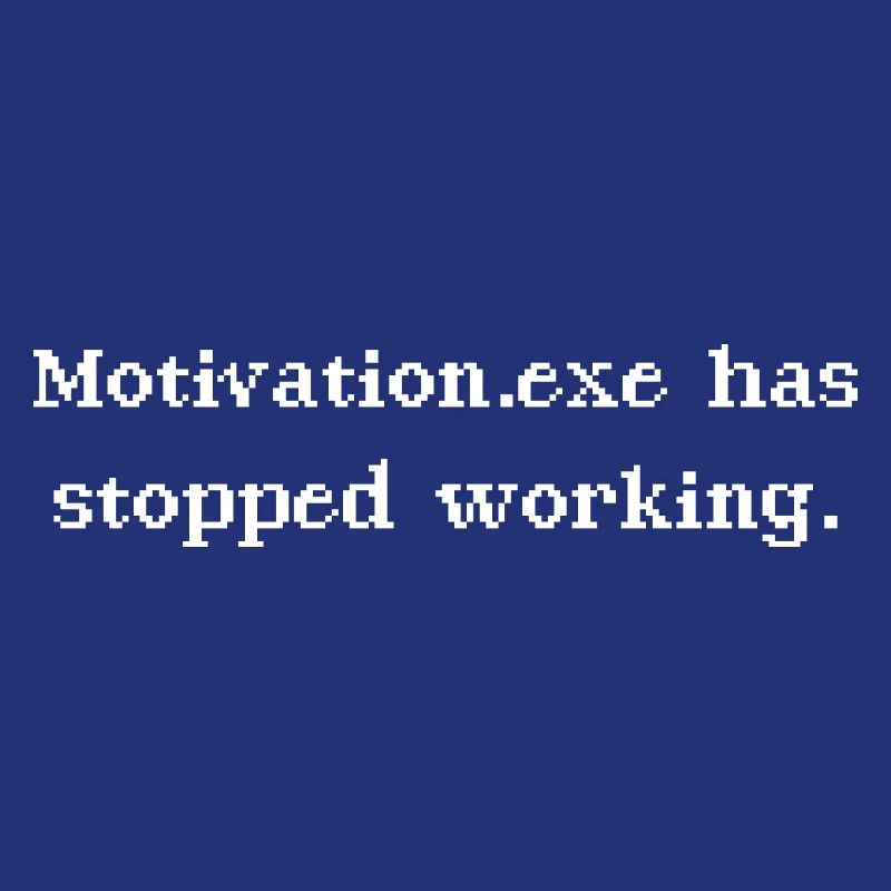 Motivation.exe has stopped working