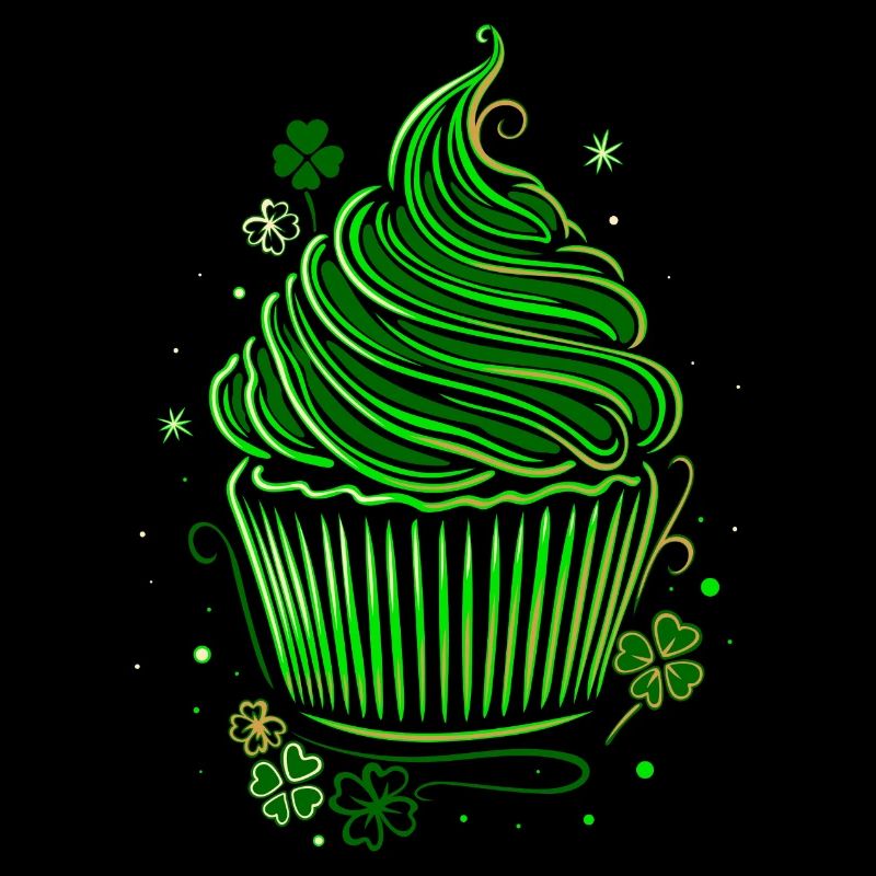 St Patricks Day Cupcake Muffin