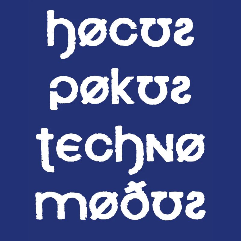 Hocus Pocus Techno Modus Font