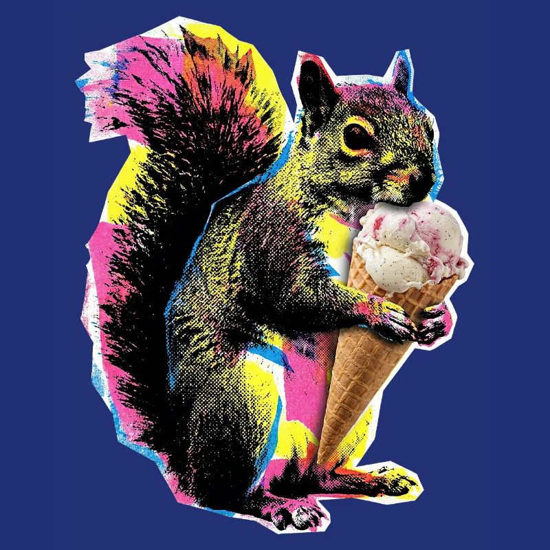 Eichhörnchen Eis