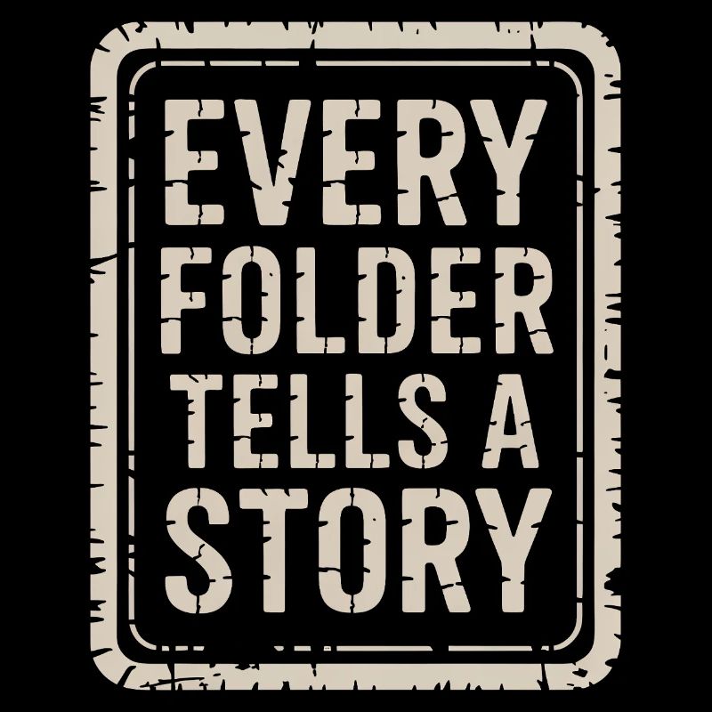 Jeder Ordner erzählt eine Geschichte