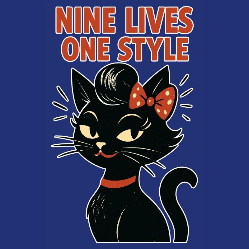 Rockabilly Cat: 50s Retro