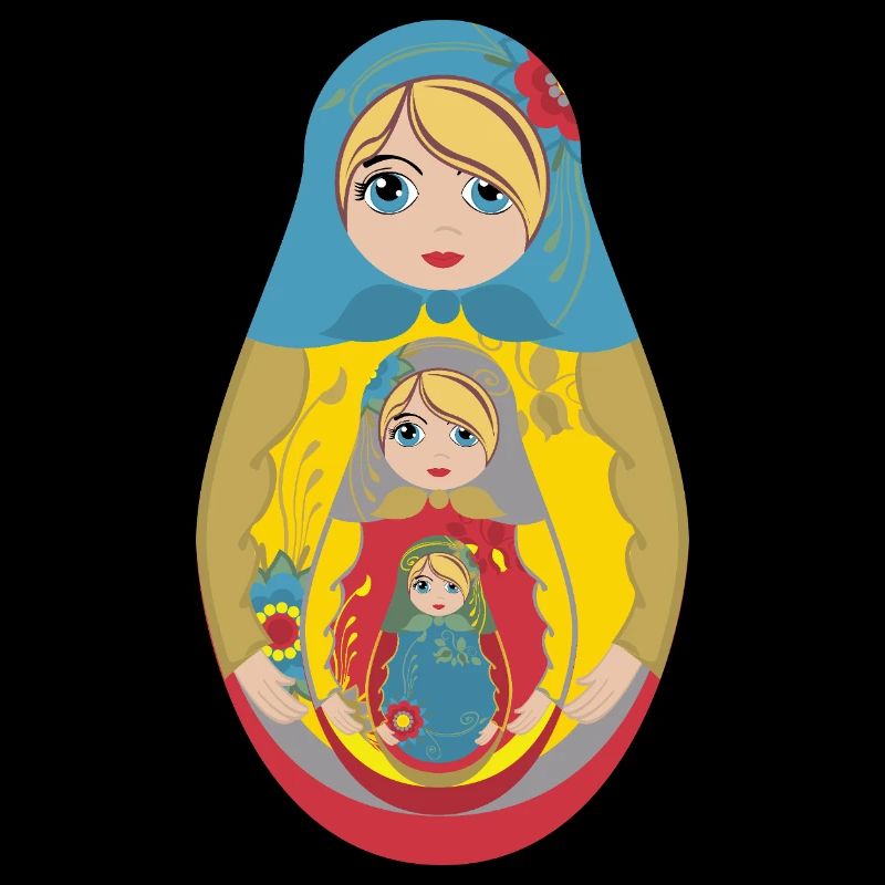 Traditionelle russische Matroschka Puppe