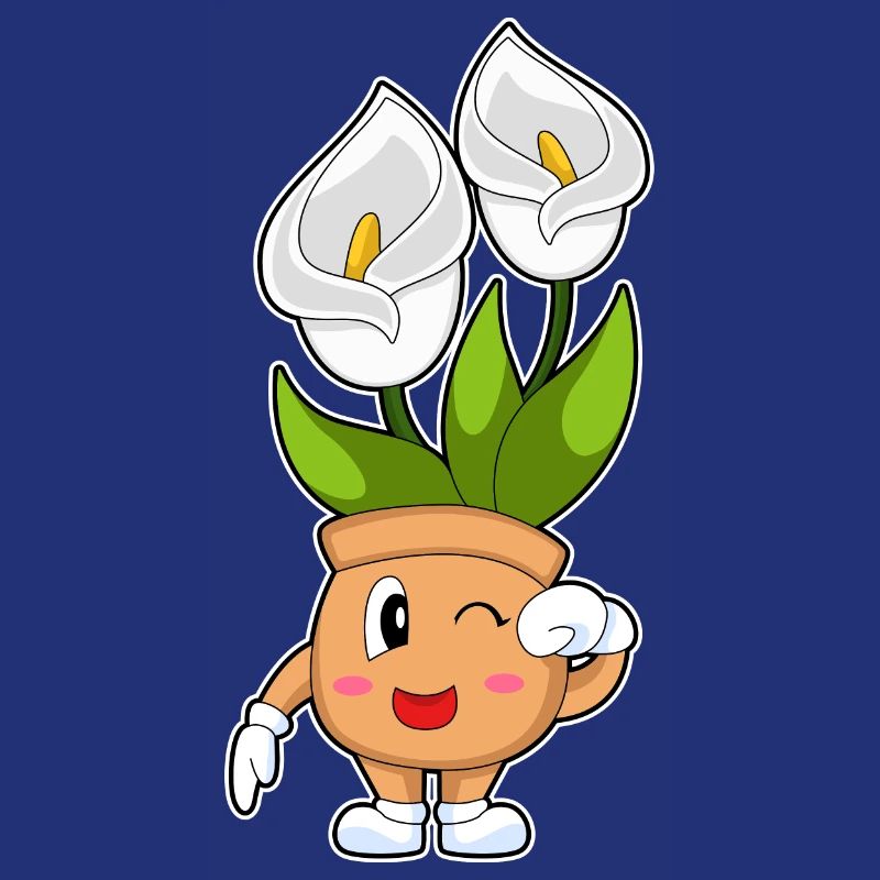 Pot de fleurs Calla-Lily Fleurs