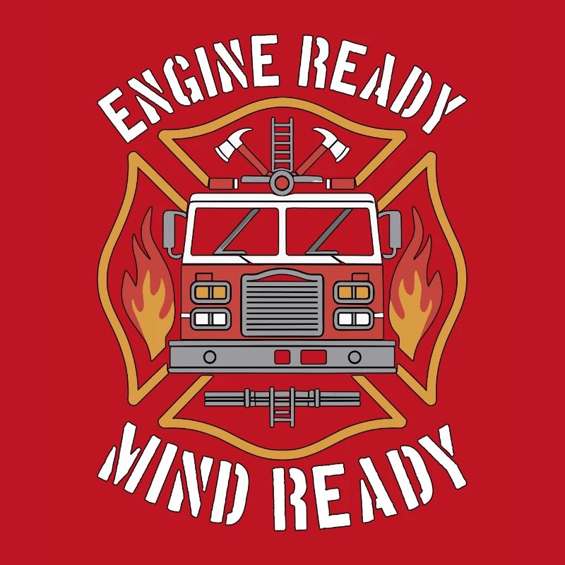 Fire Engineer Engine Ready Mind Ready Firefighting