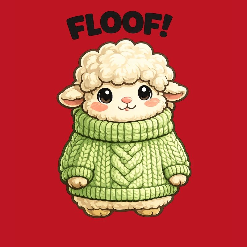 Kuscheliges Schäfchen Pullover Design