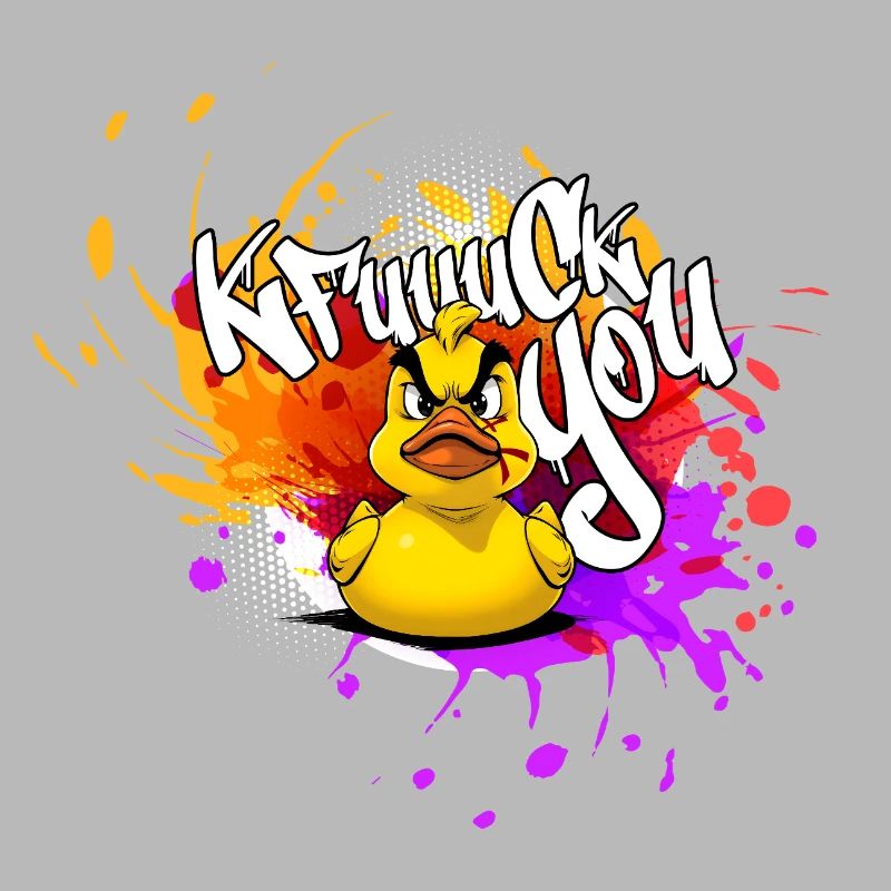 Graffiti Duck: Eine Explosion der Farben